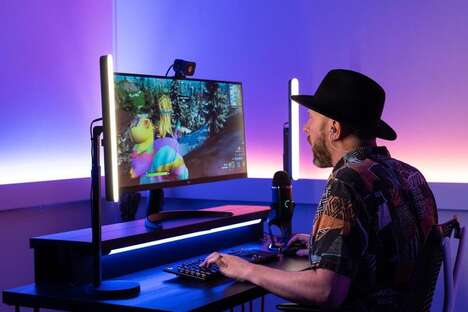 Creator-Oriented Microphone Lamps