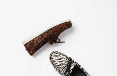 Animal-Patterned Luxe Boat Shoes