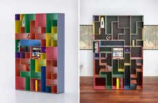 Video Game-Like Bookcases