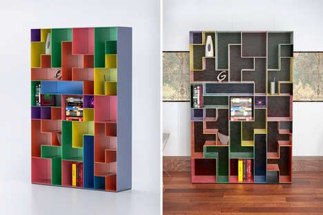 Video Game-Like Bookcases