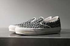 Monogram Print Slip-On Footwear