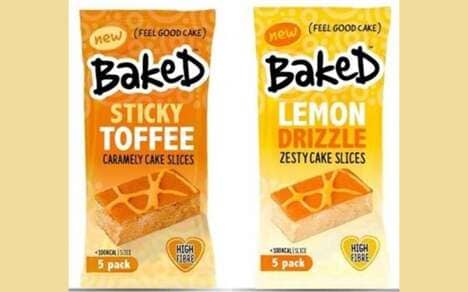 High-Fiber Cake Snacks
