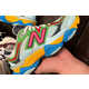 Colorful Mixed-Material Sneakers Image 1