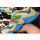 Colorful Mixed-Material Sneakers Image 2