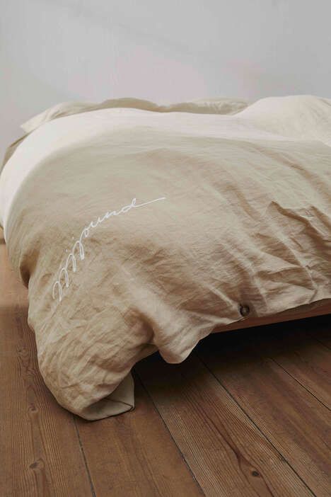 Minimalist Linen Bedding