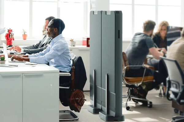 Air-Cleaning Office Partitions