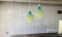 Fishnet-Made Pendant Lights