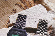 Sandblasted Matte Digital Watches