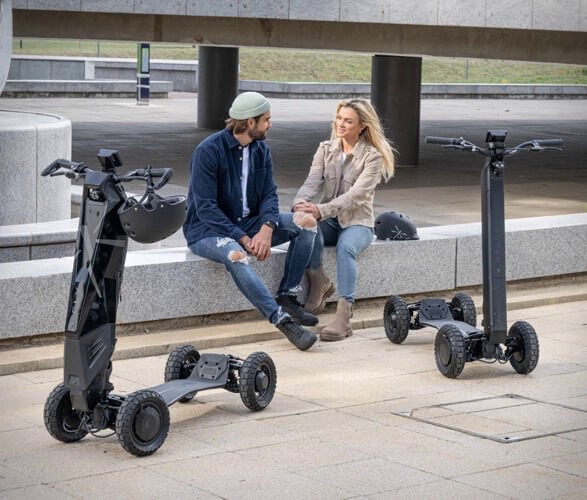 Full-Tilt Steering Scooters