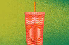 Iridescent Orange Cold Cups