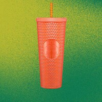 Iridescent Orange Cold Cups Image 1