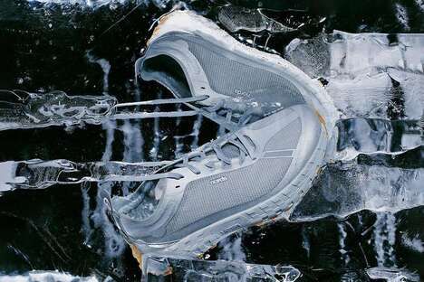 Sparkling Silver Functional Footwear