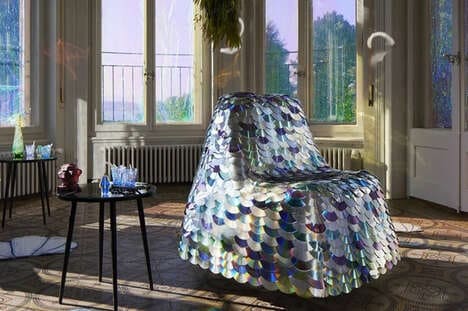 Upcycled CD Seating Solutions