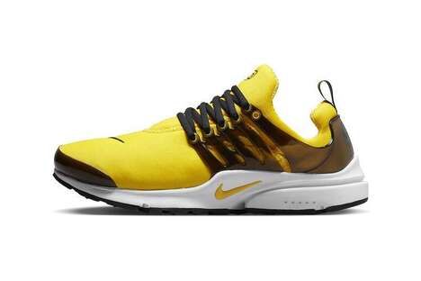 Vibrant Taxi-Themed Sneakers