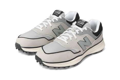 Neutral Greyscale Golf Shoes