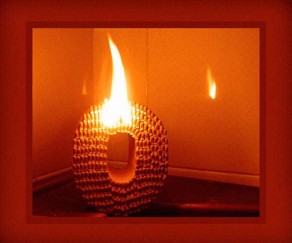 Flaming Typography