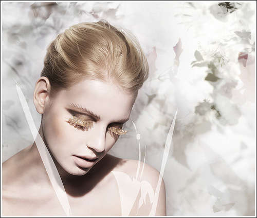 Gold Leaf Eyelashes