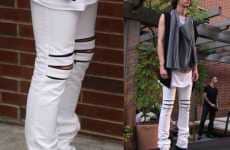 Zipper Skinny Jeans