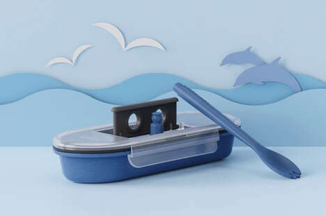 Ship-Like Food Containers