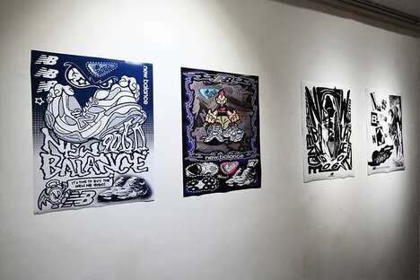 Y2K-Inspired Vibrant Art Exhibitions