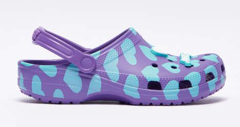 Wavy Fashion-Forward Clogs : Palace x Crocs