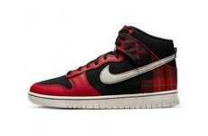 Plaid Patterned High Sneakers