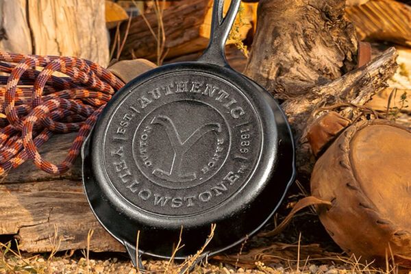 Lodge & 'Yellowstone' Team Up for a Pair of Cast-Iron Skillets