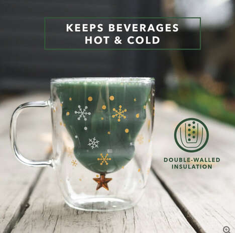 Festive Tree-Inspired Mugs