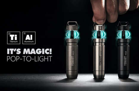 Magnetic Pop-Open Flashlights