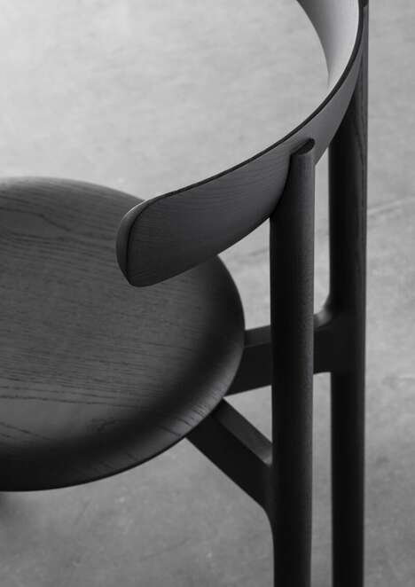 Wooden Extended Backrest Chairs