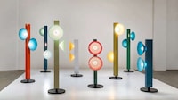 Colorful Coned Glass Lights Image 1
