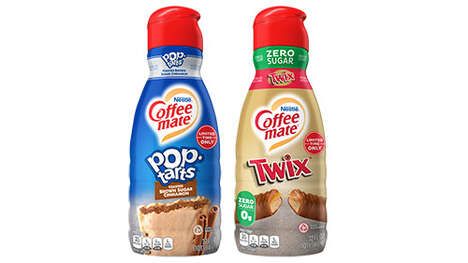 Candy Bar-Flavored Coffee Creamers
