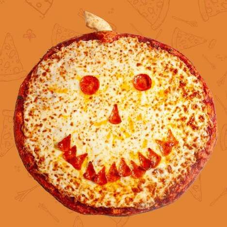 Jack-o’-lantern Pizzas