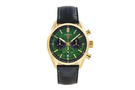 Jade-Albeite Gold Chronographs