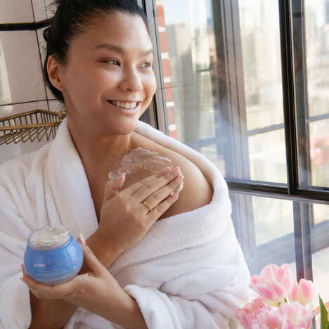 Petal-Infused Polishing Scrubs