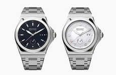 Ergonomic Metallic Timepieces