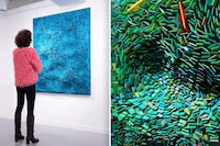 Paper-Made Mosaic Artwork