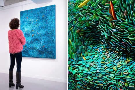 Paper-Made Mosaic Artwork