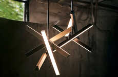 Stacked Illuminator Pendant Lights