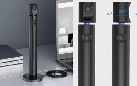 Rotating Dual-Camera Webcams