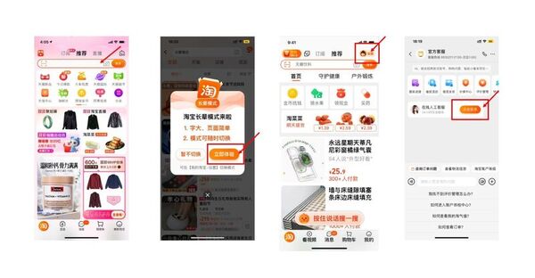 Senior-Friendly E-Commerce Modes
