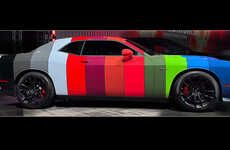 Color-Showcasing Model Cars