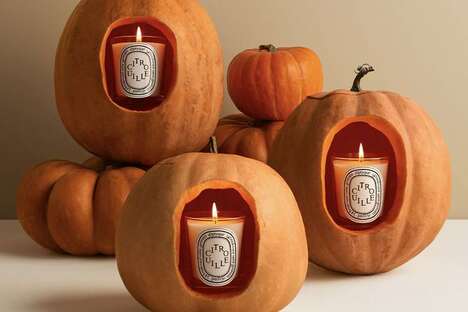 Pumpkin-Scented Seasonal Candles