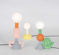 80s-Inspired Ceramic Lighting