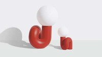 Pasta-Inspired Curvaceous Lamps Image 2