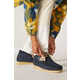 Patterned Canvas Moccasin Boots Image 1