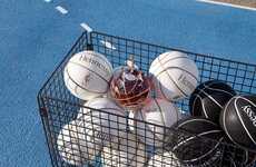 Intricate Basketball Shaped Bottles