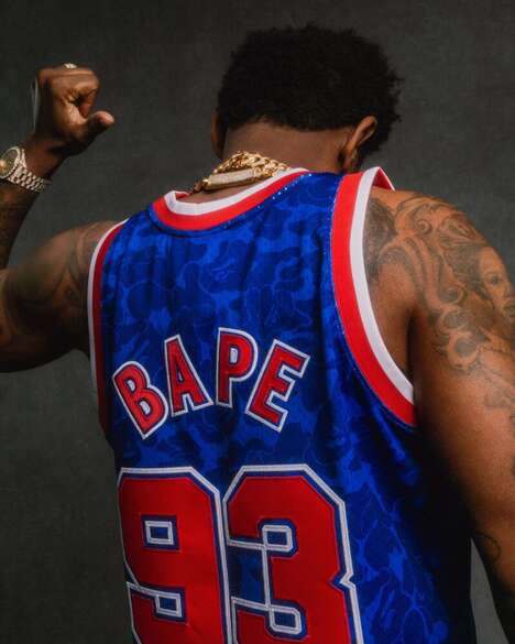 Camo Streetwear Basketball Jerseys