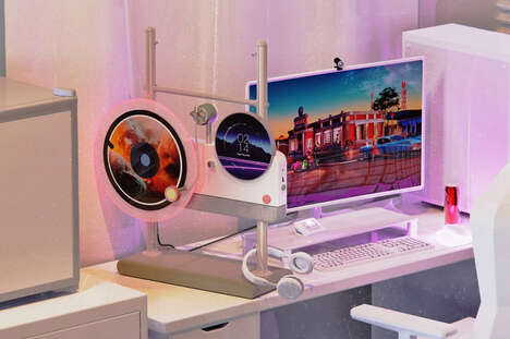 Futuristic Old-Fashioned Phonographs