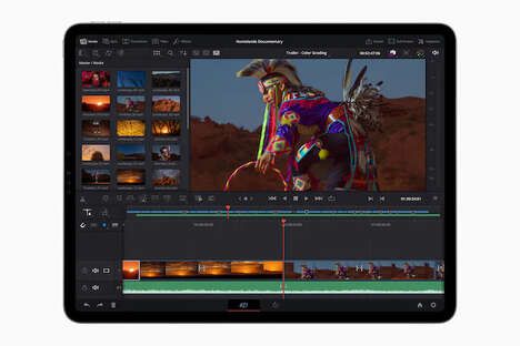 Tablet-Oriented Video Editing Software